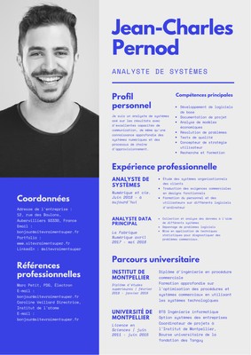 CV Designer Faire Un CV Gratuitement En Ligne Canva