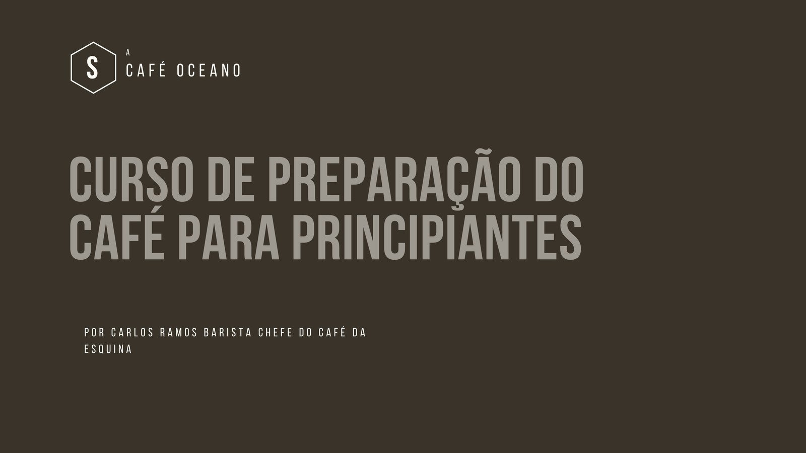 Apresentação do Café da Esquina