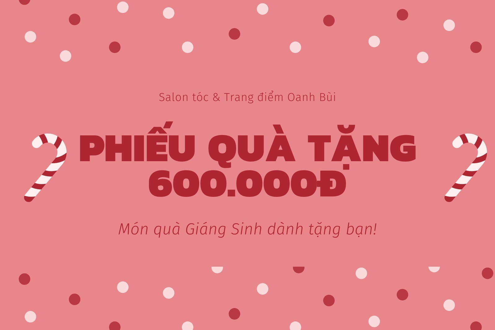 Kẹo cây gậy Giáng Sinh Phiếu quà tặng Kẹo cây gậy Giáng Sinh Phiếu quà tặng