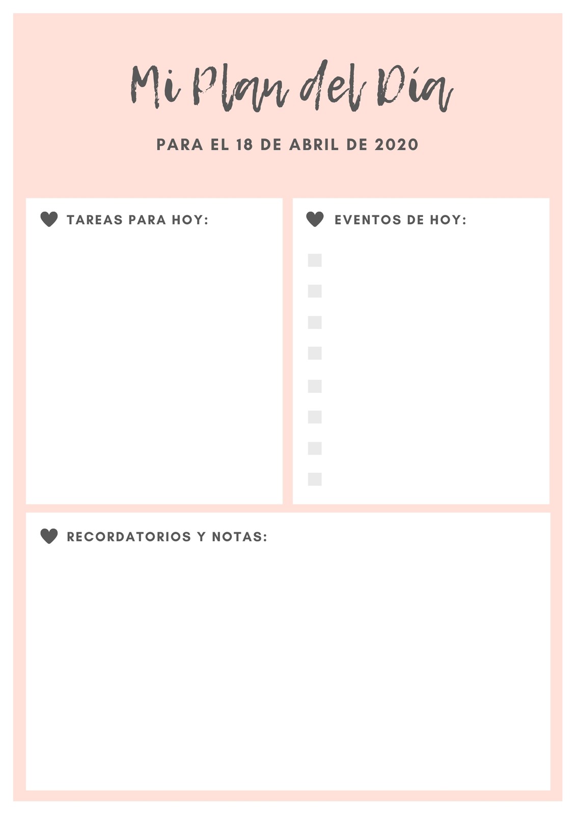 Rosa Gris Bebé Icono Corazón General Diario Planificador Rosa Gris Bebé Icono Corazón General Diario Planificador