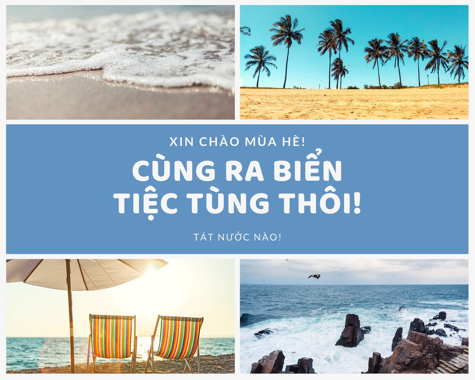 Chủ đề Bãi biển Sinh nhật Ảnh Ghép Chủ đề Bãi biển Sinh nhật Ảnh Ghép