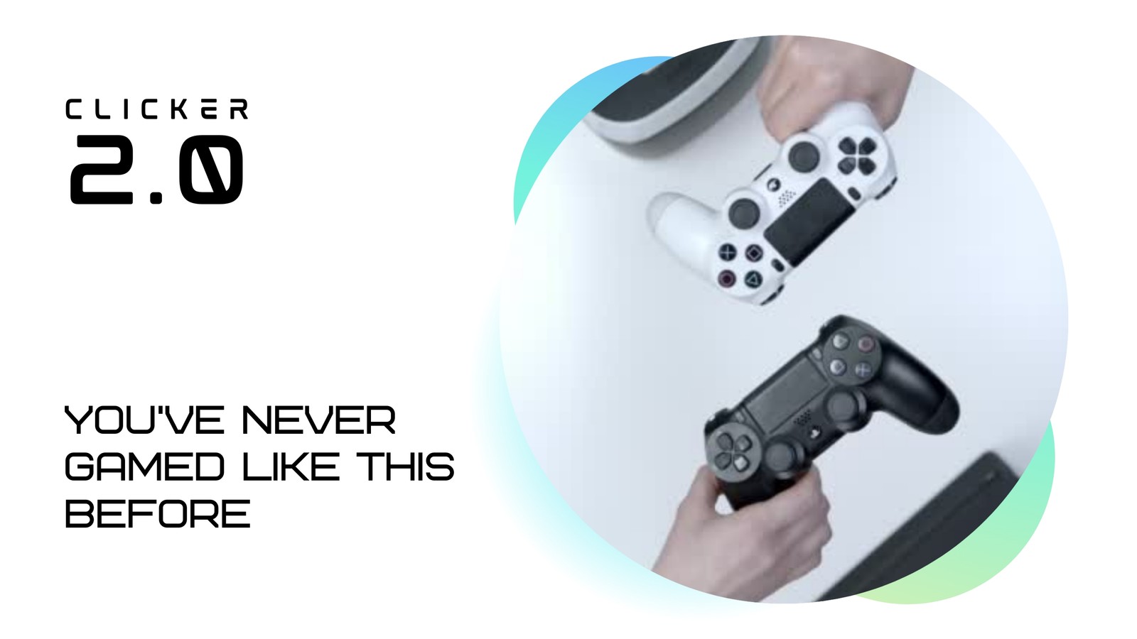 White and Blue Controller Gaming in-Stream Ad White and Blue Controller Gaming in-Stream Ad