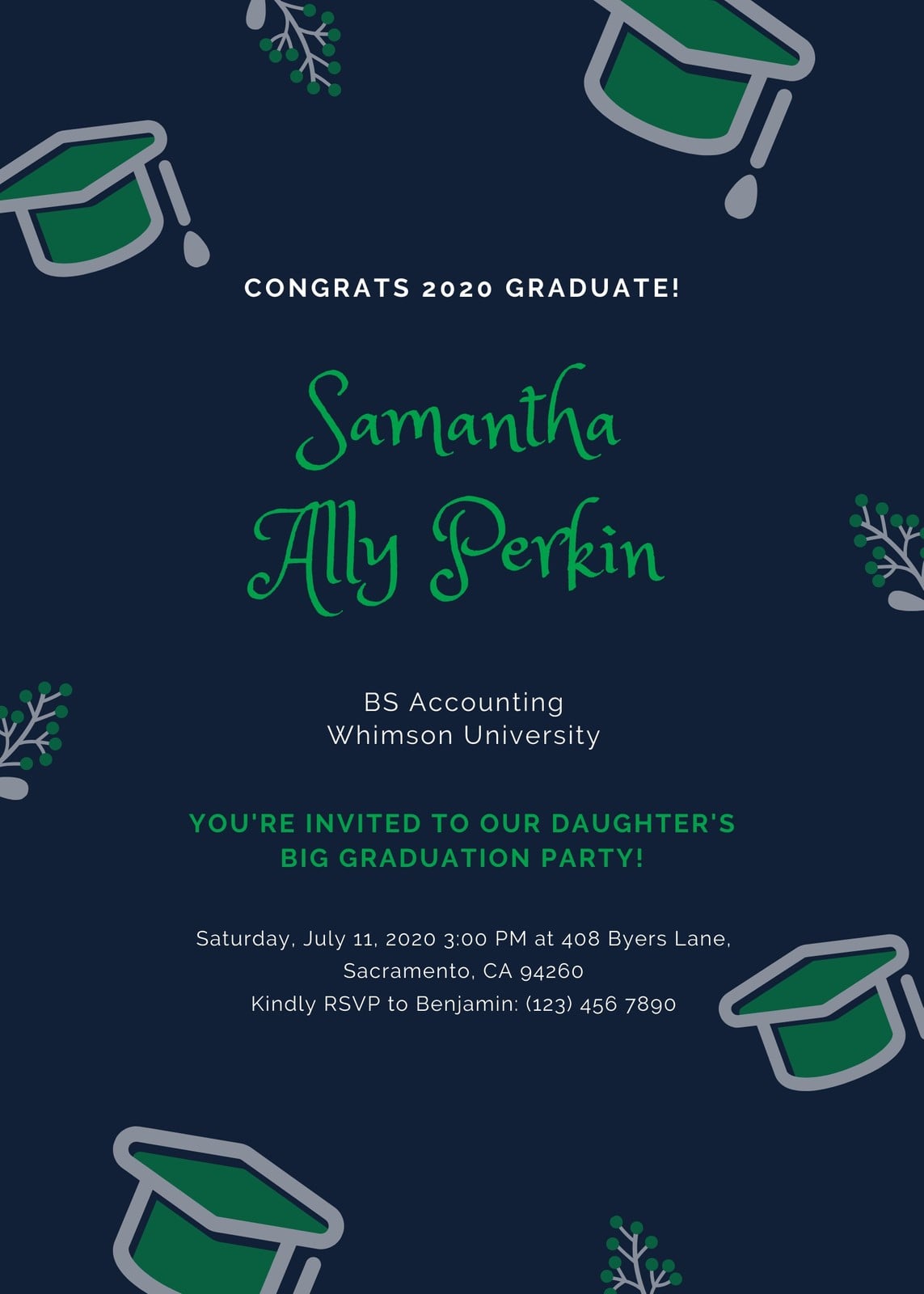 Free graduation party design collection | Canva
