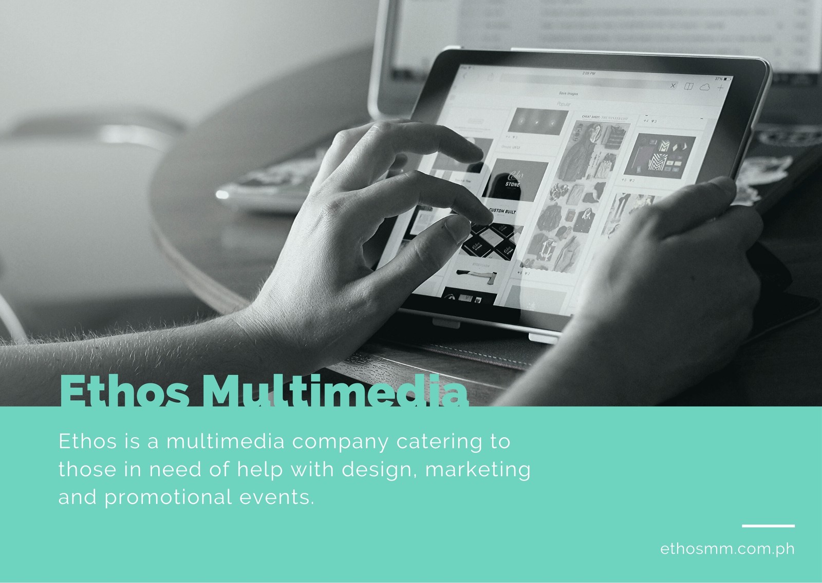 Multimedia Business Postcard Multimedia Business Postcard