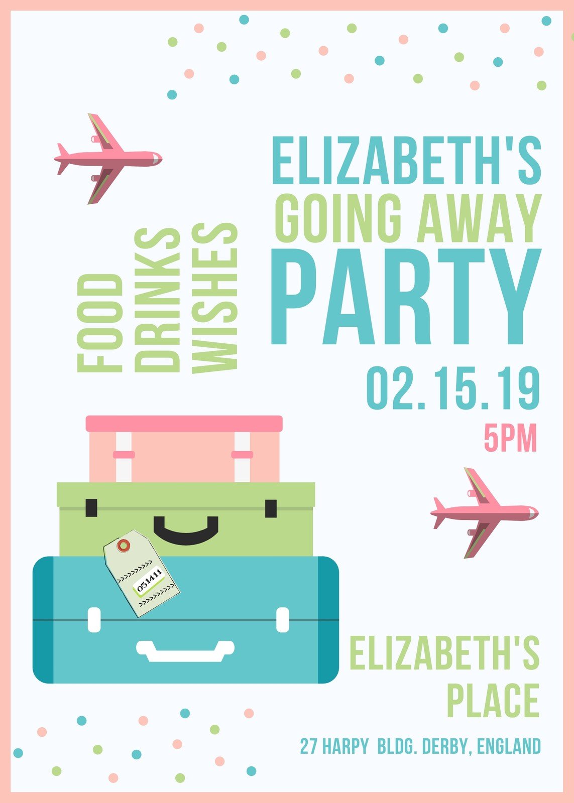 Going Away Party Flyer
