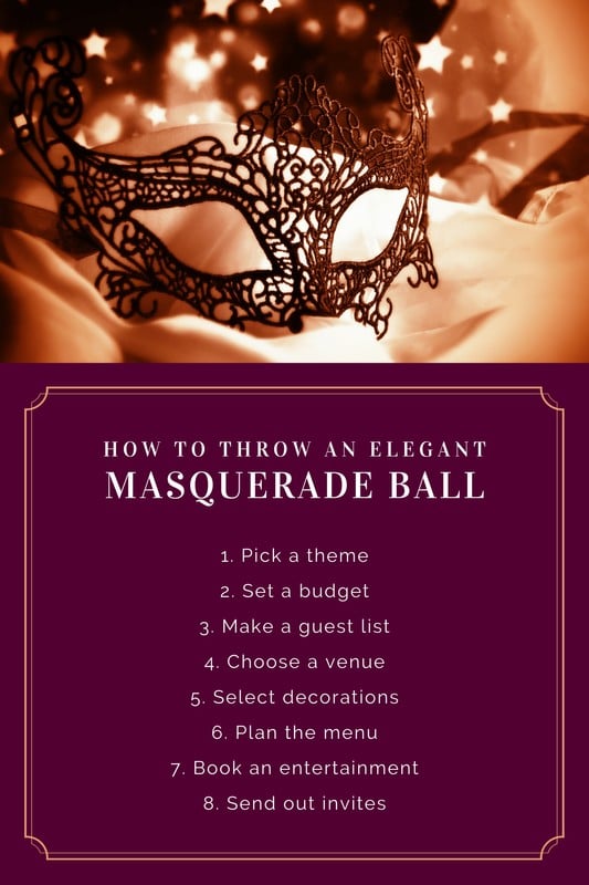 Free and customizable masquerade templates