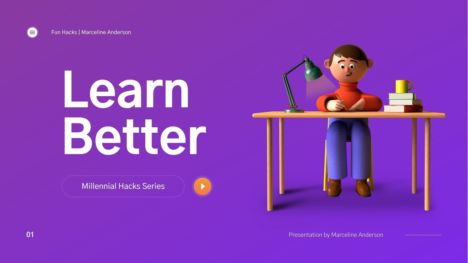 Fun Purple Illustrated 3D Humans Education Keynote Presentation Fun Purple Illustrated 3D Humans Education Keynote Presentation