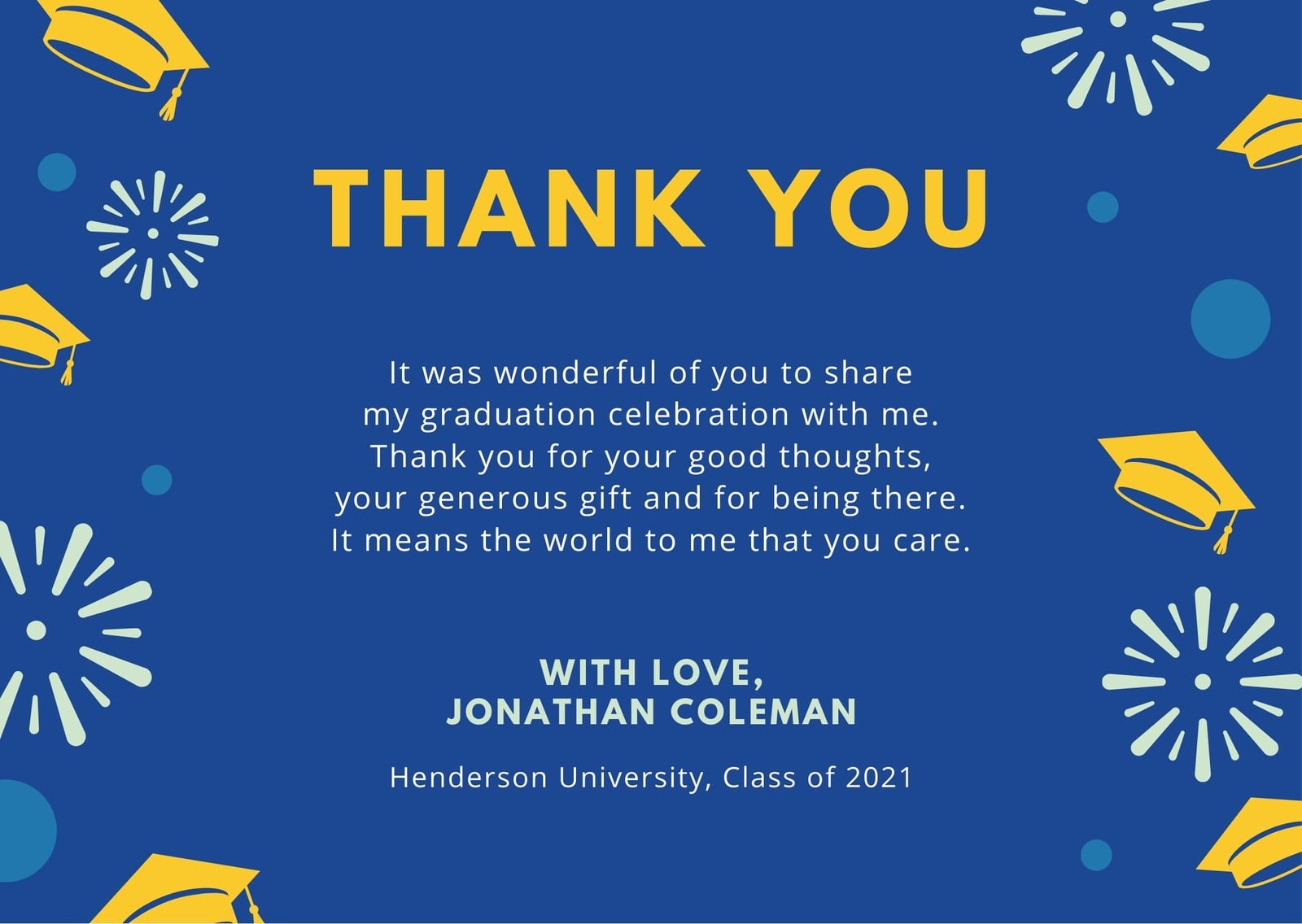Page 3 - Free and printable custom graduation card templates | Canva