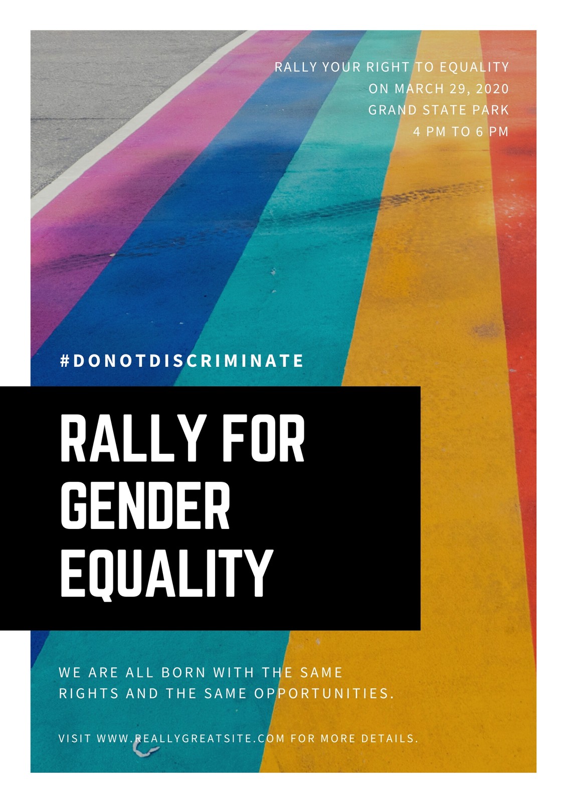 Rainbow Face LGBT Gender Equality Poster Rainbow Face LGBT Gender Equality Poster