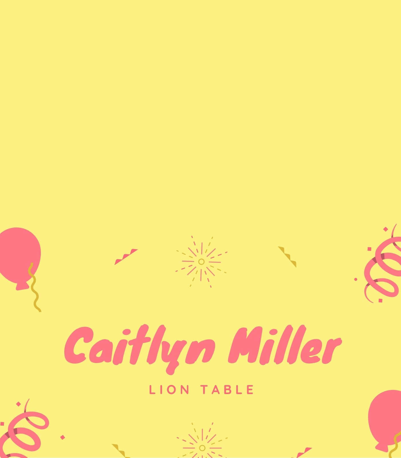 Page 3 - Free printable custom place card templates | Canva