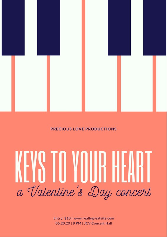 Program Style For Concert Free, printable, customizable concert program templates | Canva