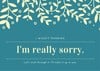 Apologization Card Pattern Free printable, customizable apology card templates | Canva