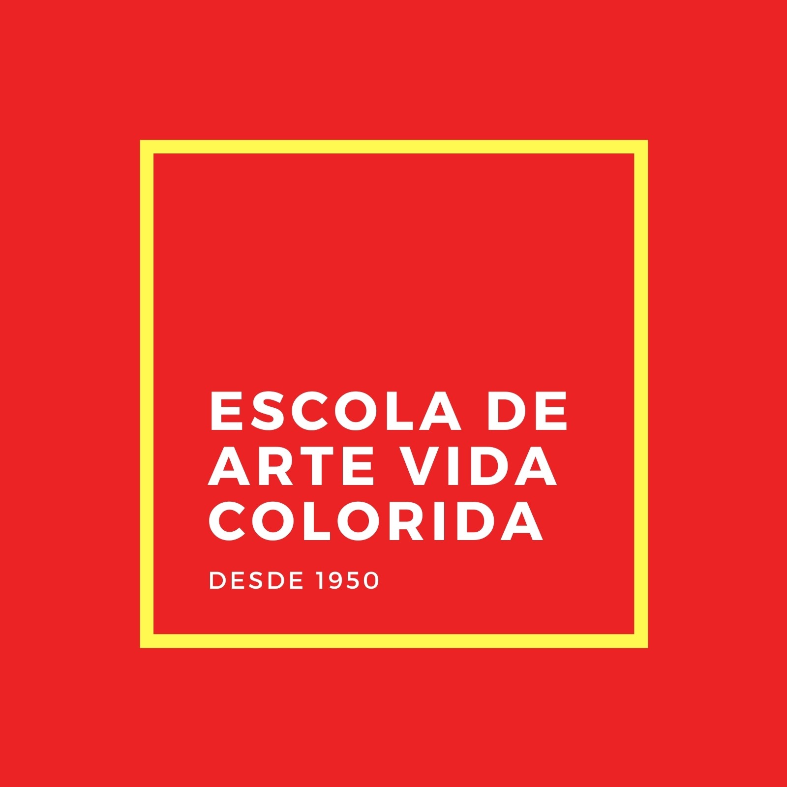 Vermelho com Borda Amarela Educação Logotipo Vermelho com Borda Amarela Educação Logotipo