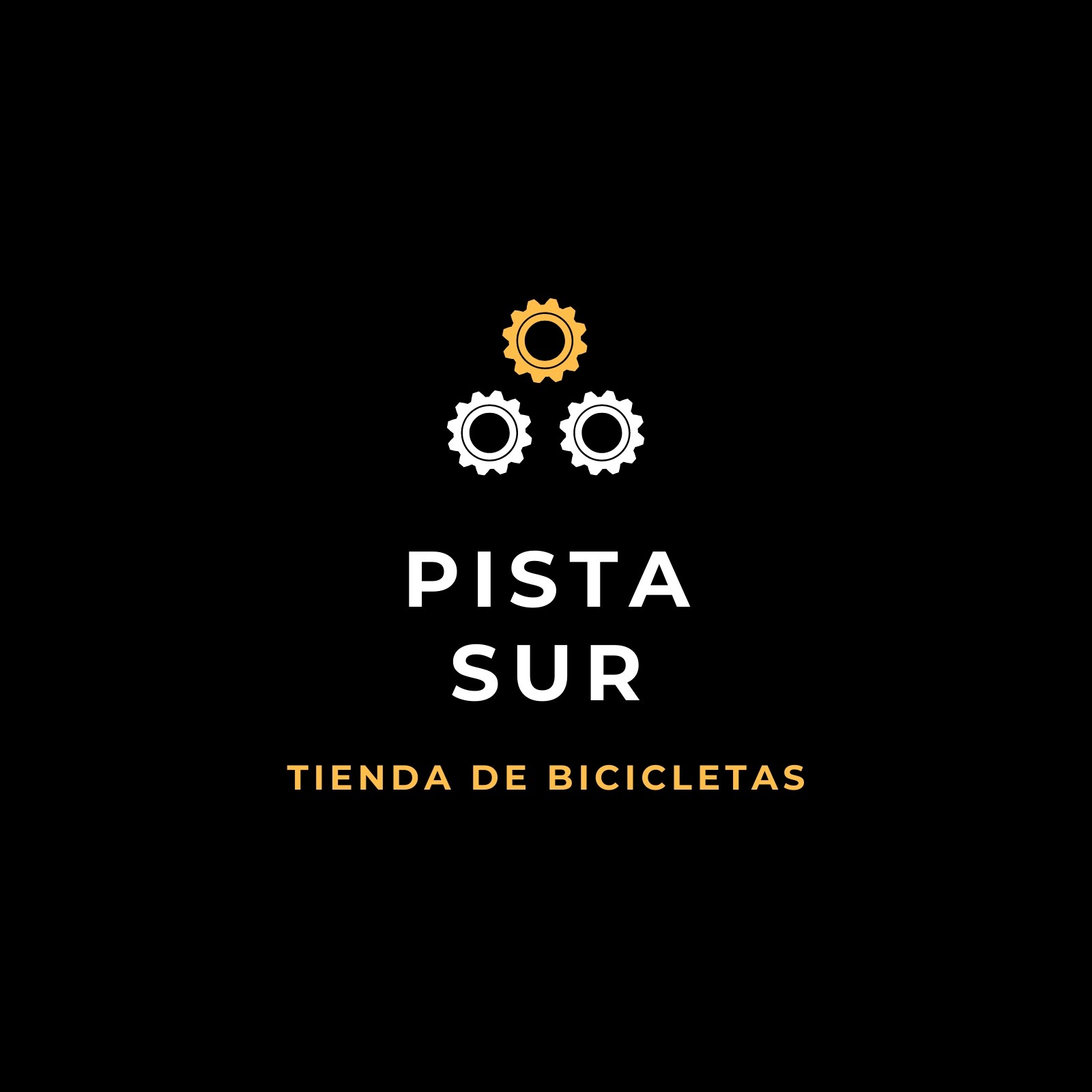 Negro con Íconos de Engranes Automóviles Logo