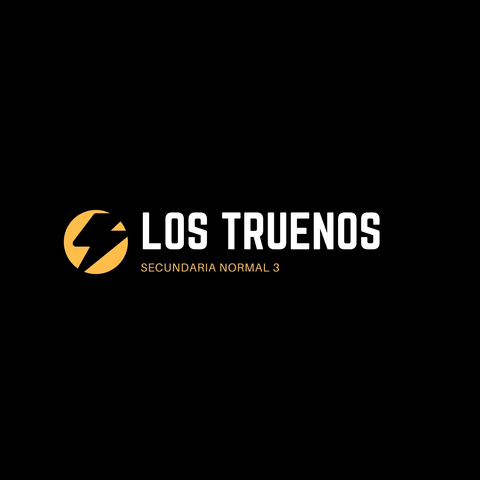 Negro con Ícono de Trueno Básquetbol Logo Negro con Ícono de Trueno Básquetbol Logo