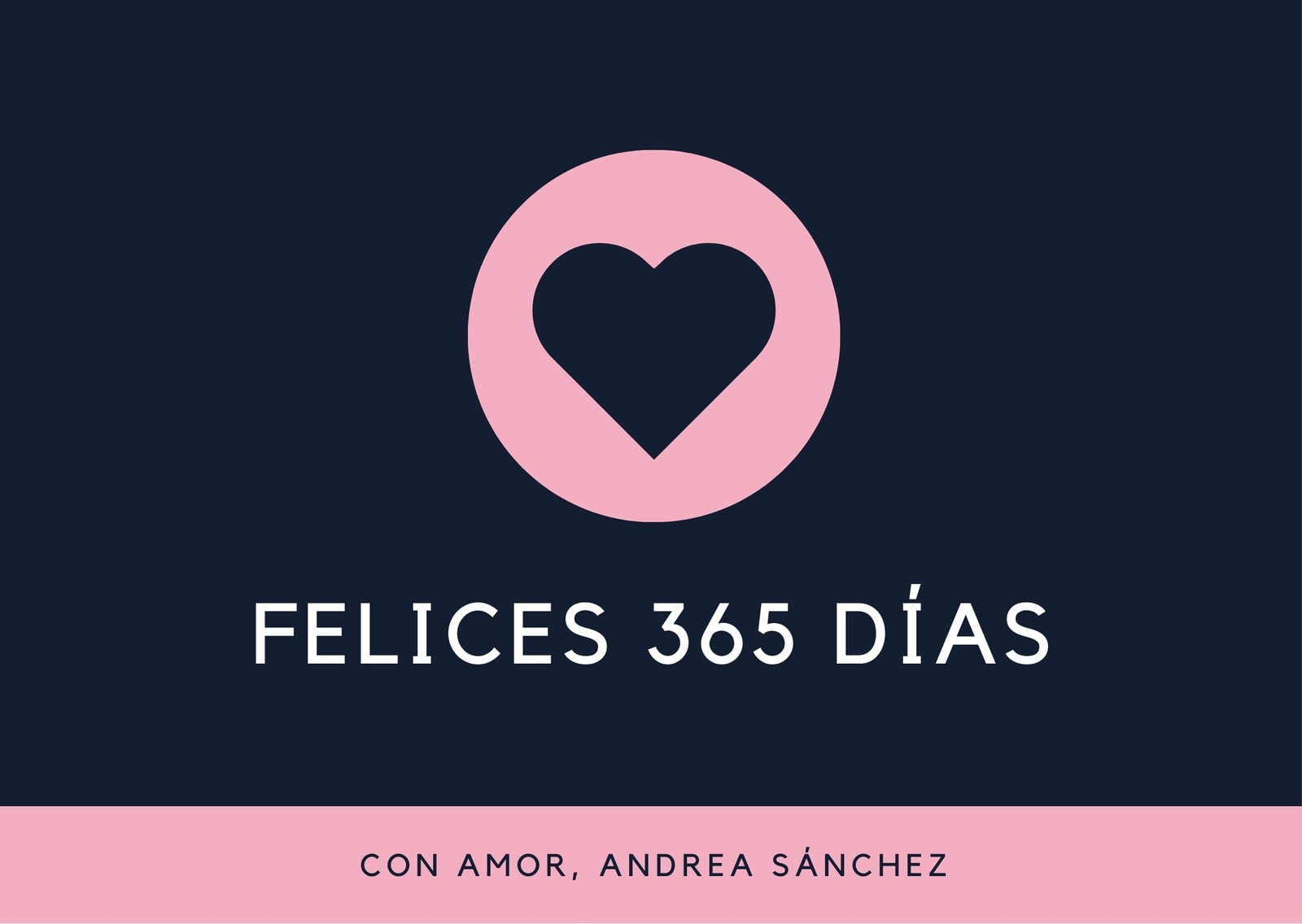 Azul y Rosa Ícono de Corazón Aniversario Tarjeta Azul y Rosa Ícono de Corazón Aniversario Tarjeta