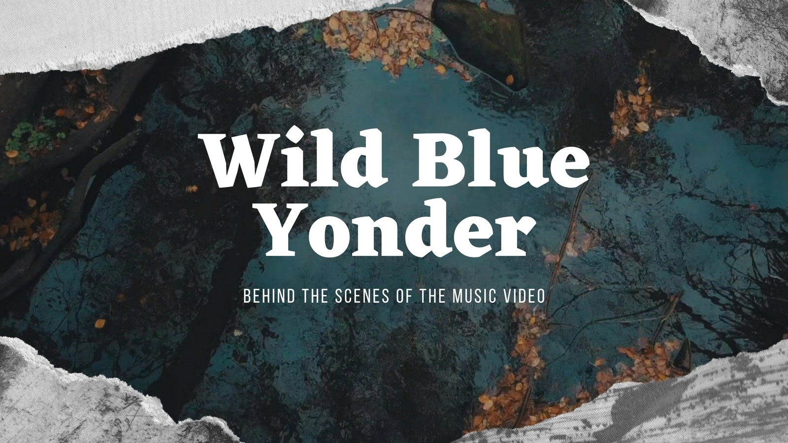 White and Blue Outdoor Photo Artist Music YouTube Video Intro