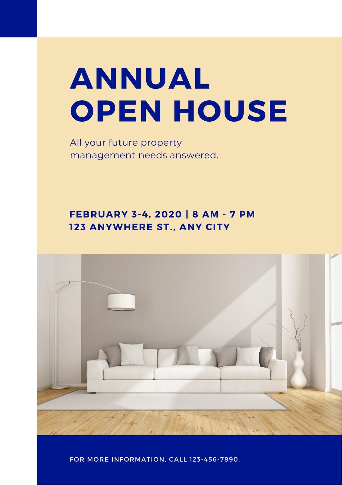 Blue and Cream Real Estate Flyer Blue and Cream Real Estate Flyer