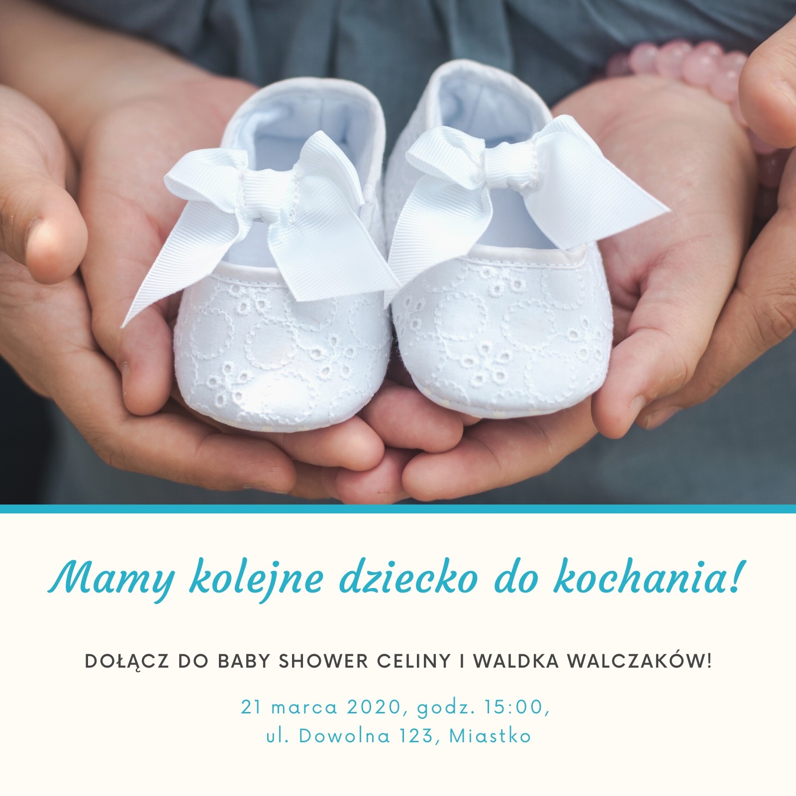 Zaproszenie na Baby Shower Zaproszenie na Baby Shower