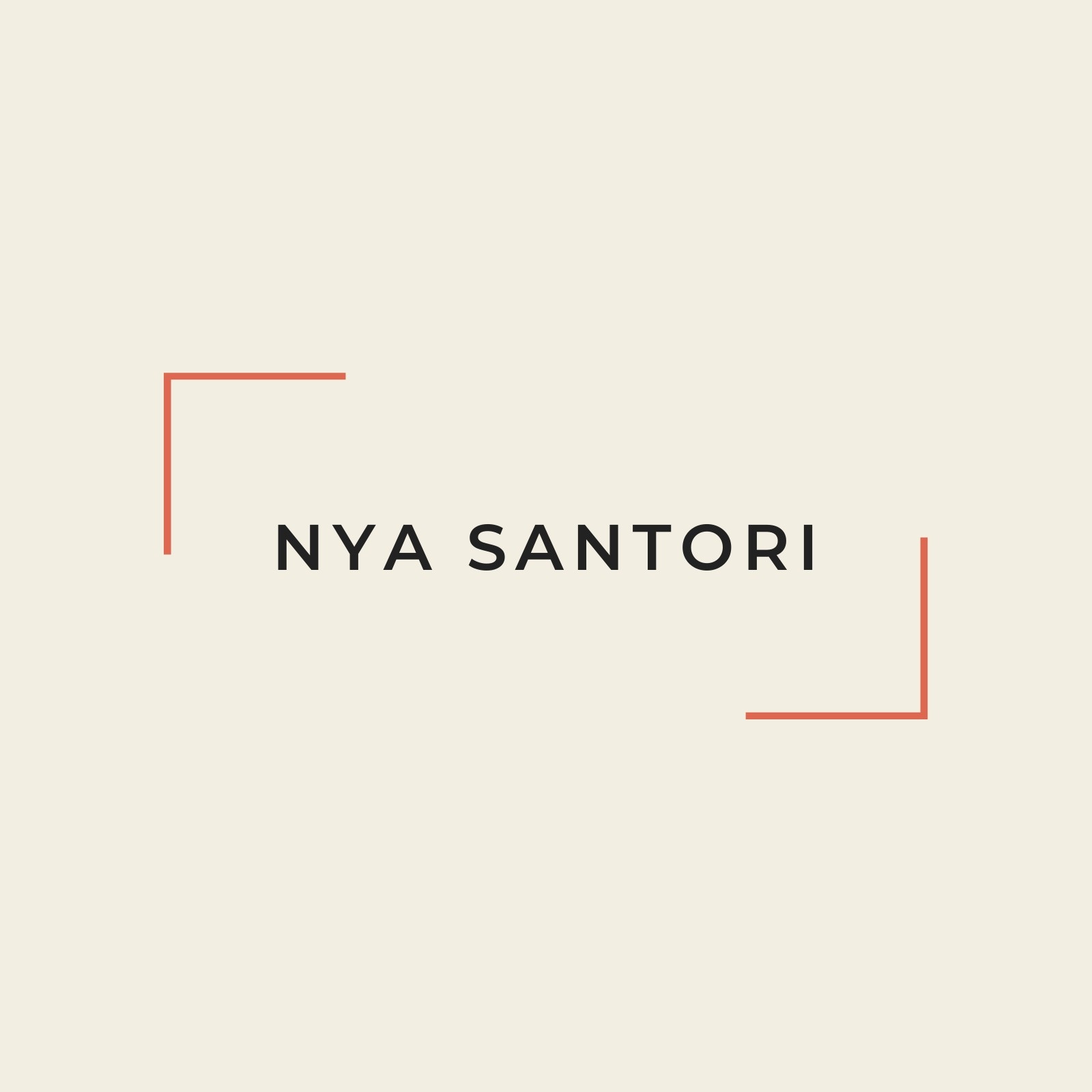 Gräddvit Hörn Ram Fotografi Logga