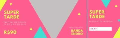 Ingresso para evento