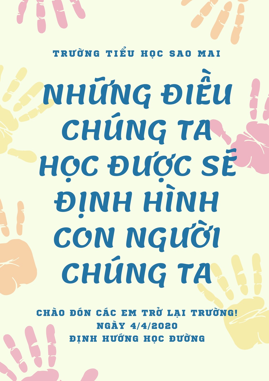 Poster Những điều chúng ta học được Poster Những điều chúng ta học được