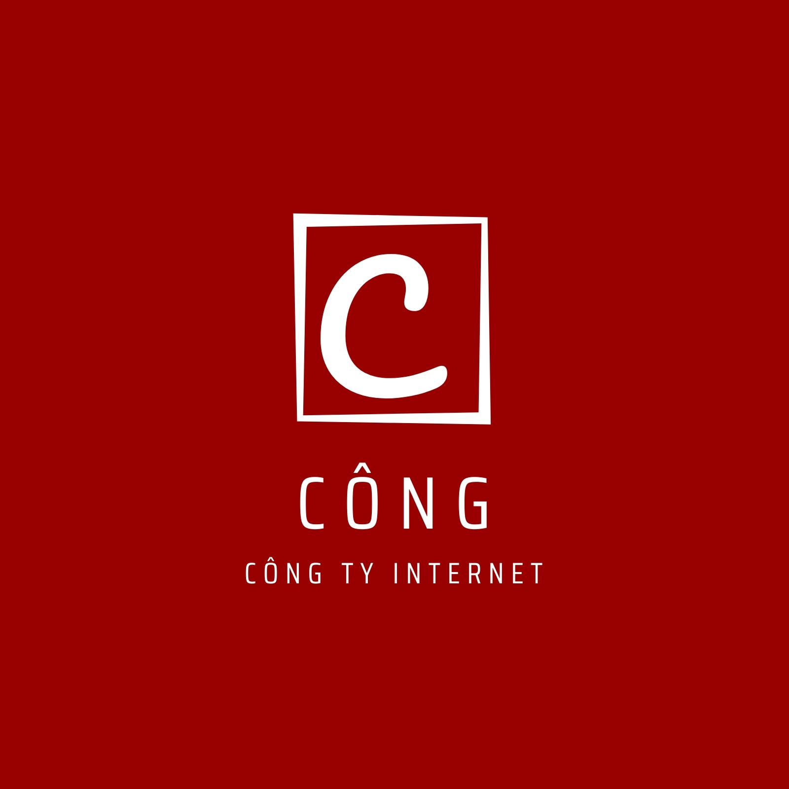 Đỏ thắm Hình vuông Internet Biểu trưng