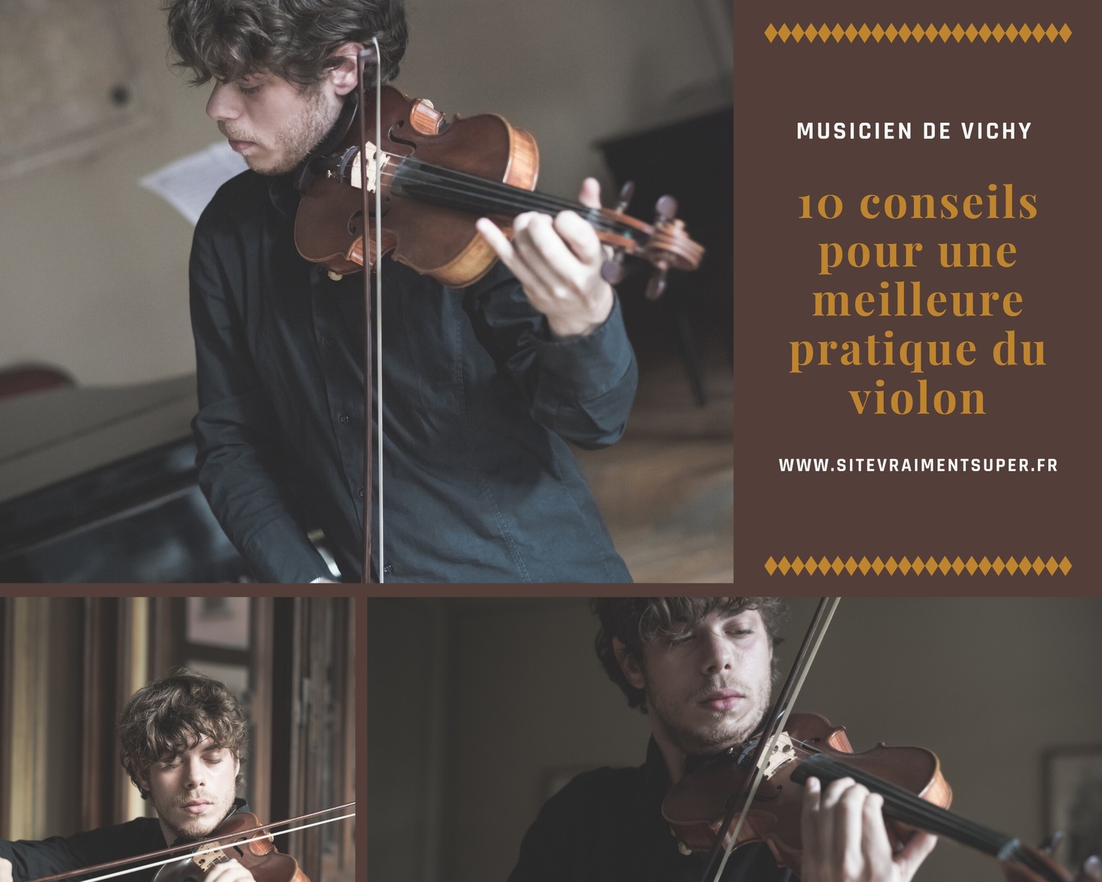 Montage photo violoniste Montage photo violoniste