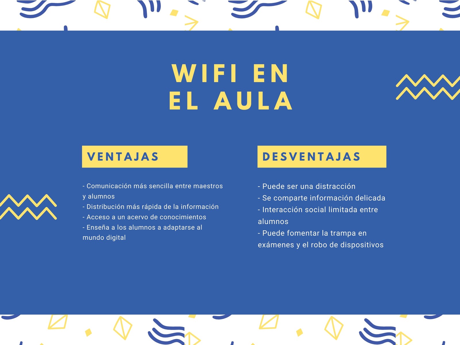 Azul y Amarillo Alegre T Diagrama