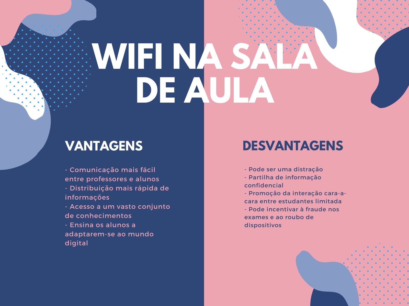 Gráfico de Ilustração a Rosa e Azul