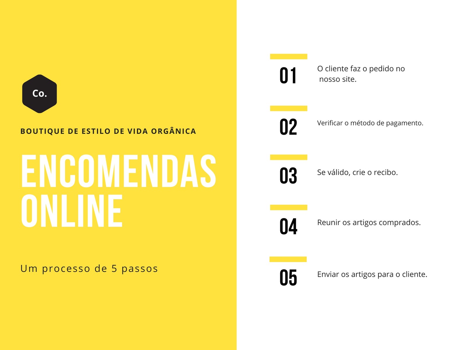 Gráfico de Fluxo a Amarelo Simples de Processo