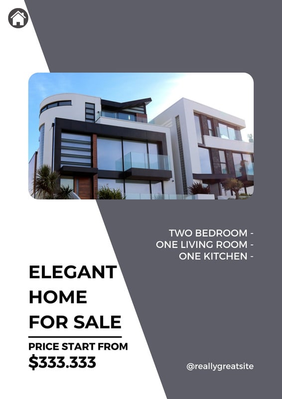Free custom printable rent poster templates | Canva