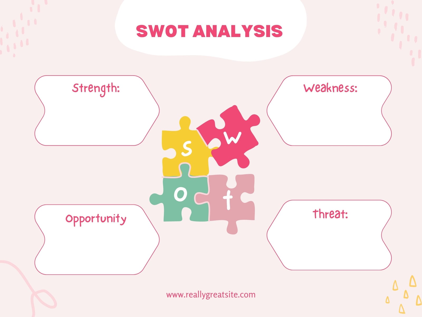 Business SWOT Analysis Template
