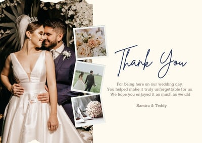 thank you note to wedding dress designer How to Get Your Wedding Thank-You Card Wording Right