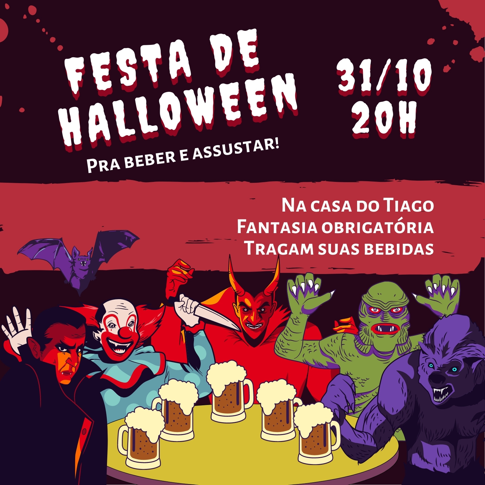 Convite Para Festa De Halloween Convite Para Festa De Halloween
