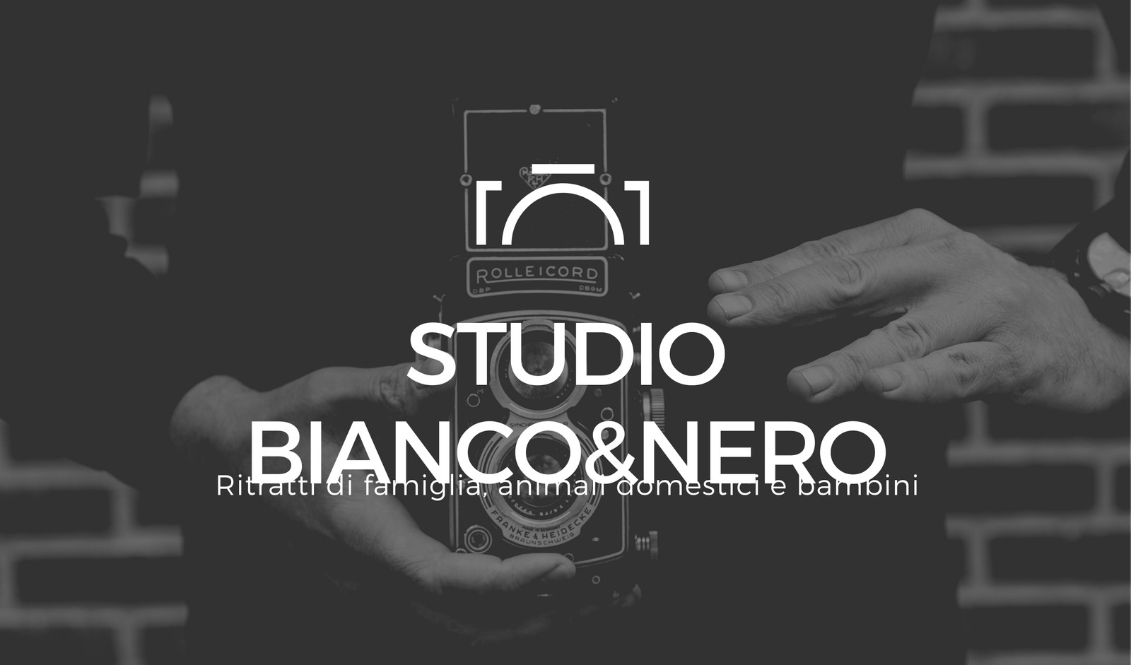 Biglietto da Visita Fotografo Nero e Bianco