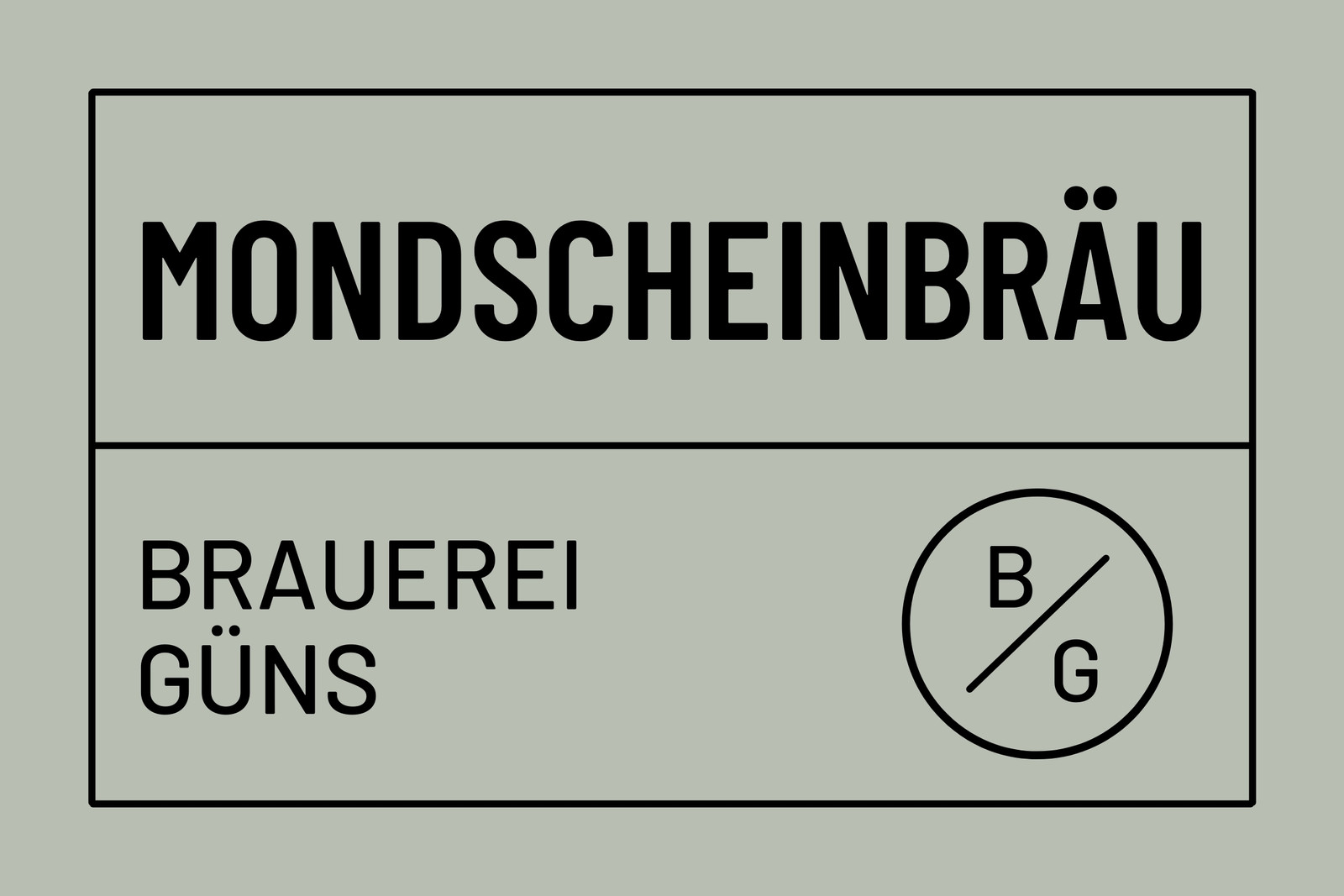 Grau-schwarzes Etikett Flaschenetikett Essen Trinken Bieretikett Mondscheinbräu Grau-schwarzes Etikett Flaschenetikett Essen Trinken Bieretikett Mondscheinbräu