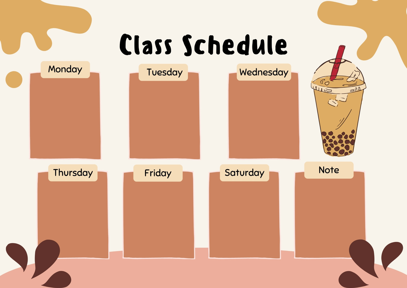 Tealicious Class Schedule Tealicious Class Schedule