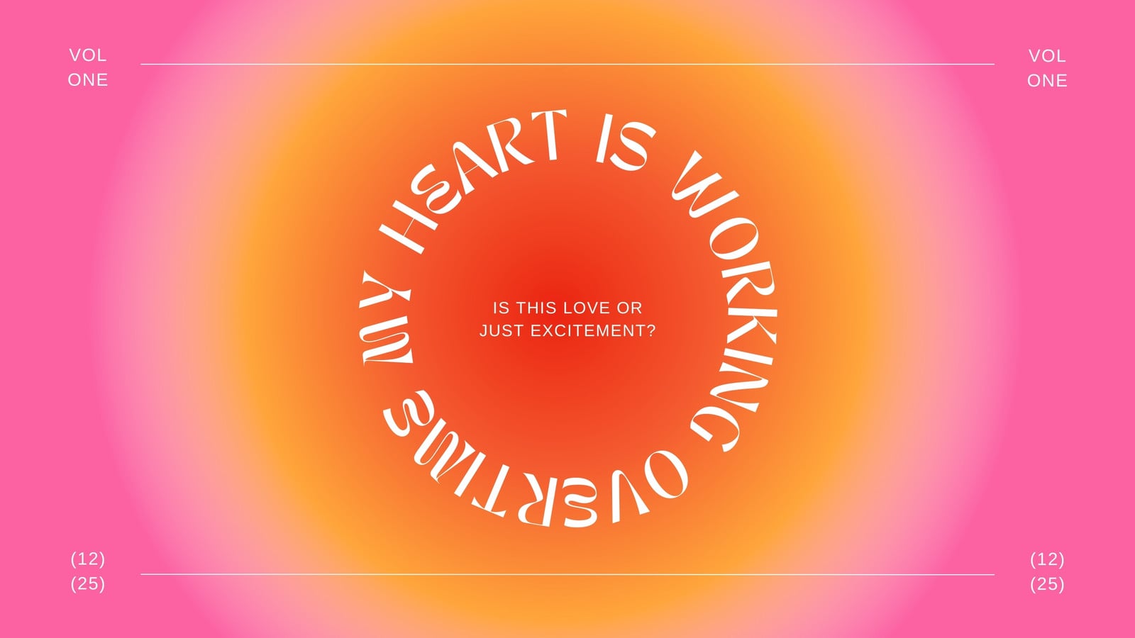 Orange and Pink Trippy Glowing Gradients Love Songs Favorite Music YouTube Channel Art Orange and Pink Trippy Glowing Gradients Love Songs Favorite Music YouTube Channel Art