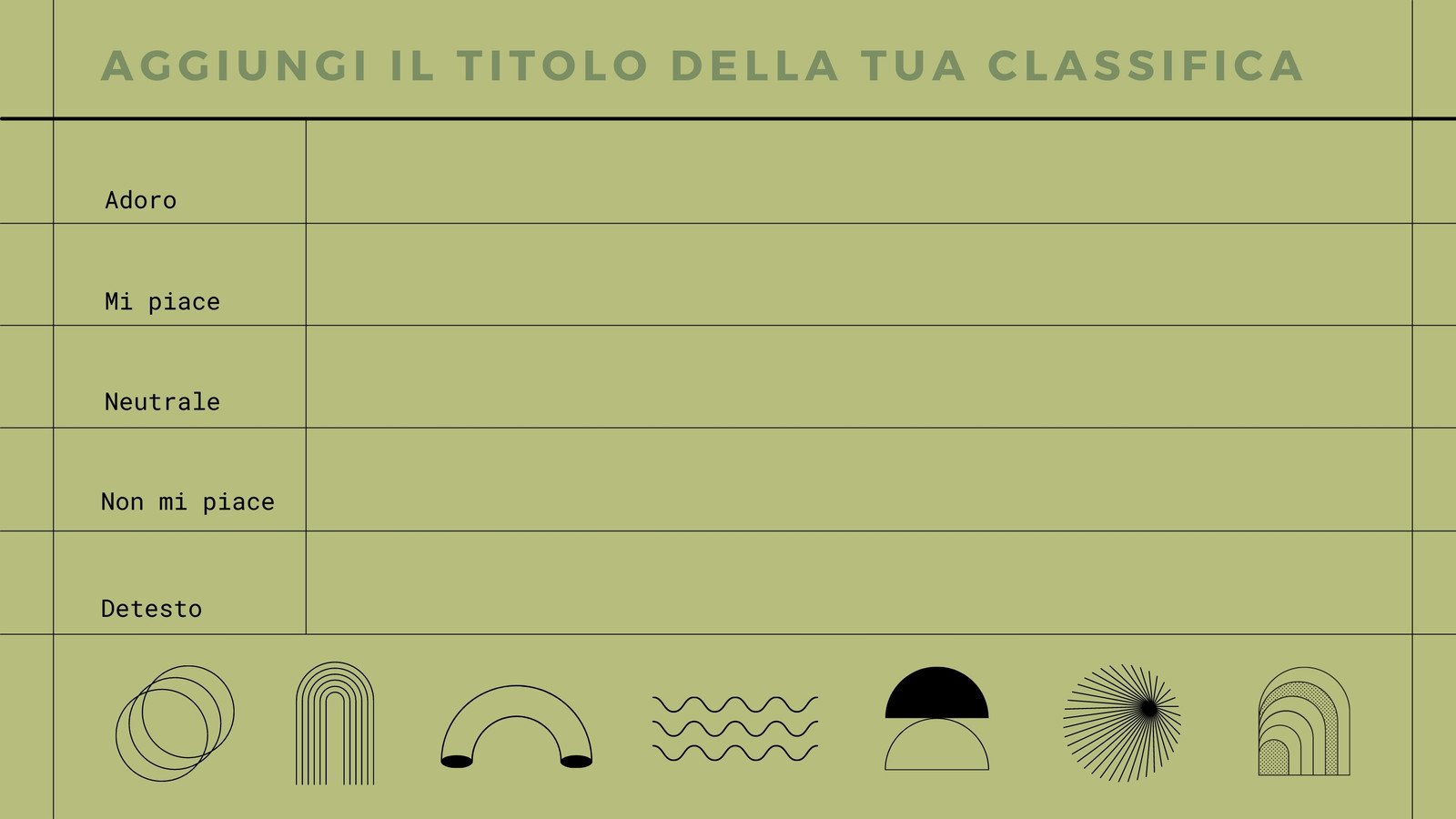 Verde Oliva Nero e Rosa Confetto Minimal Generale Classifica Verde Oliva Nero e Rosa Confetto Minimal Generale Classifica