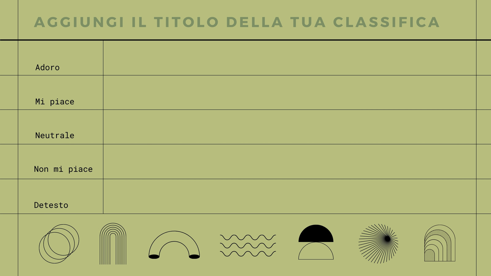 Verde Oliva Nero e Rosa Confetto Minimal Generale Classifica Verde Oliva Nero e Rosa Confetto Minimal Generale Classifica