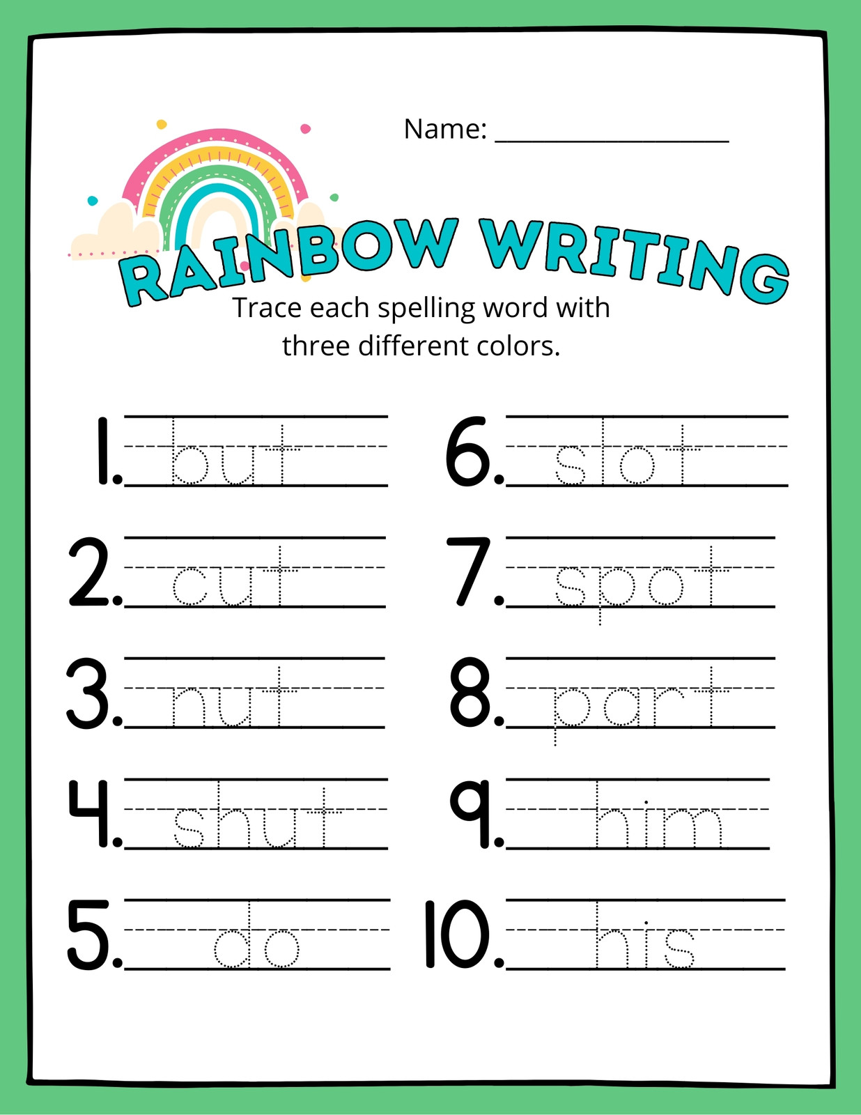 Page 5 - Free and customizable writing templates
