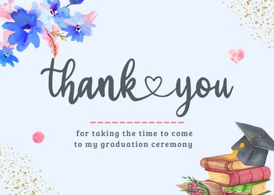 grad card thank you template American Greetings 50-Count Graduation Note Cards, Mortar Board Gold Script Design : Office Products Fun and festive design with stars for a memorable finish. Graduation Thank You Cards