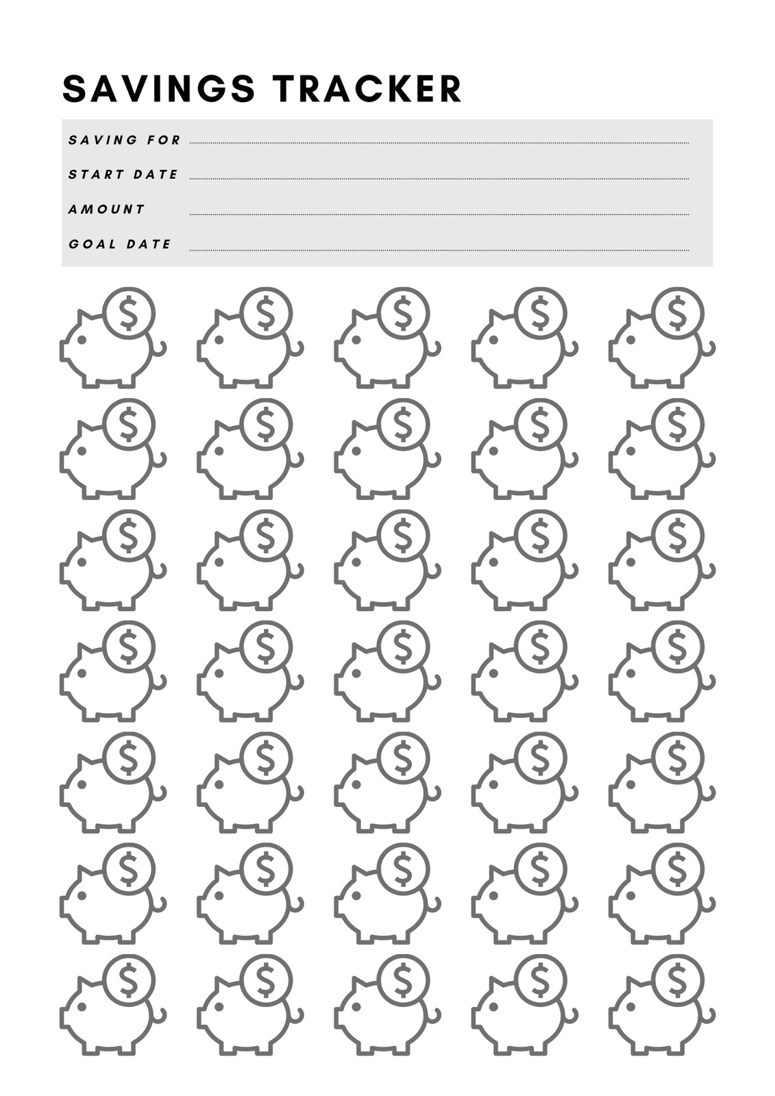 Page 5 - Free and customizable tracker templates