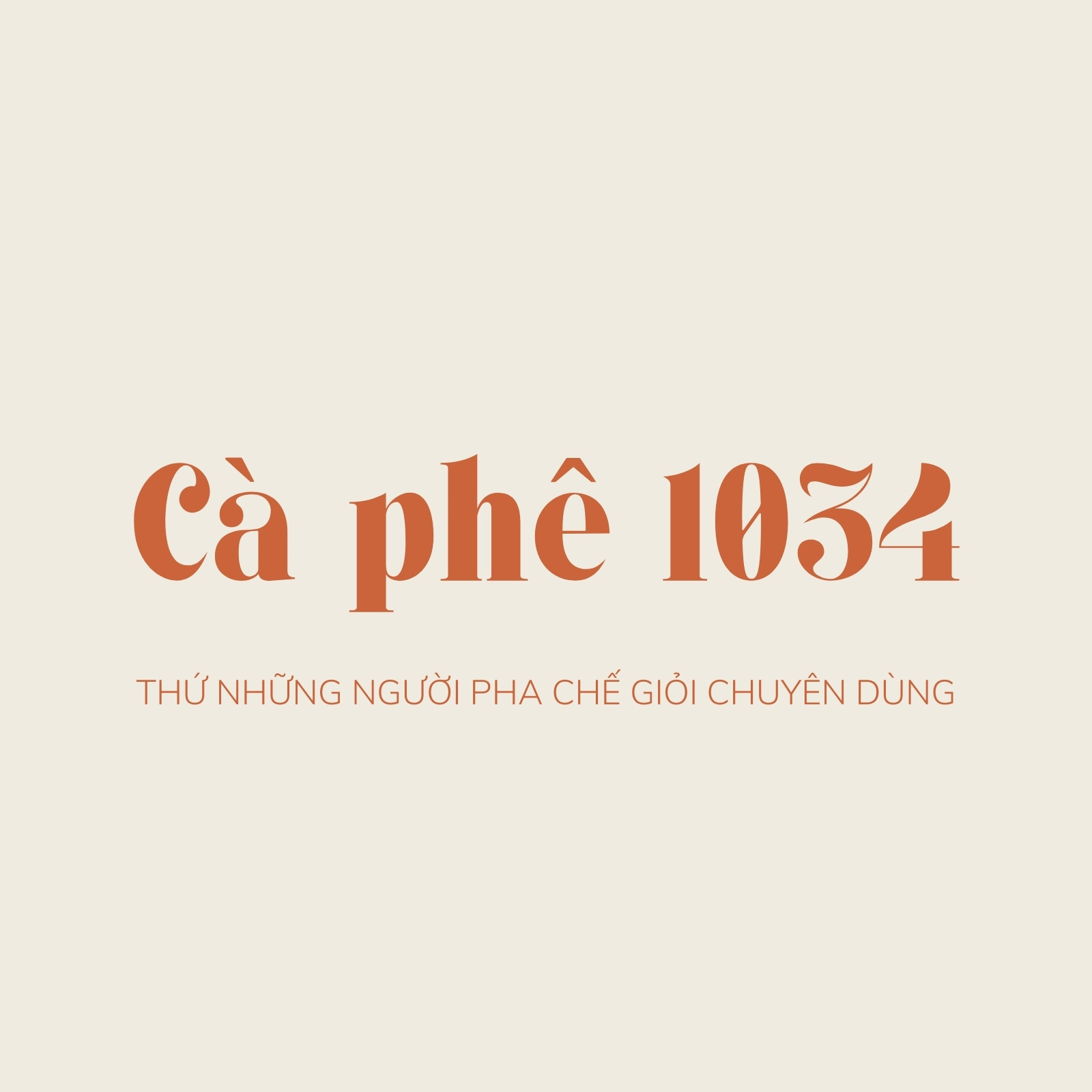 Mẫu logo cà phê kem cam kiểu in đậm Mẫu logo cà phê kem cam kiểu in đậm