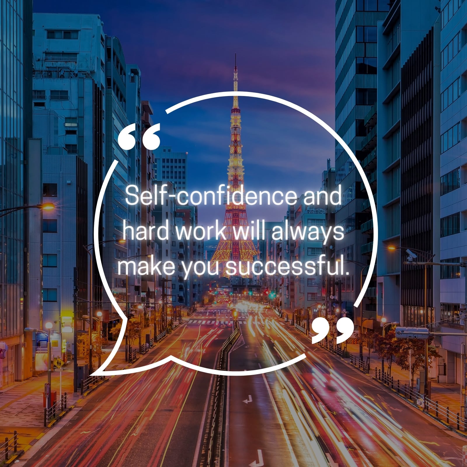 Motivational Quote Social Graphic