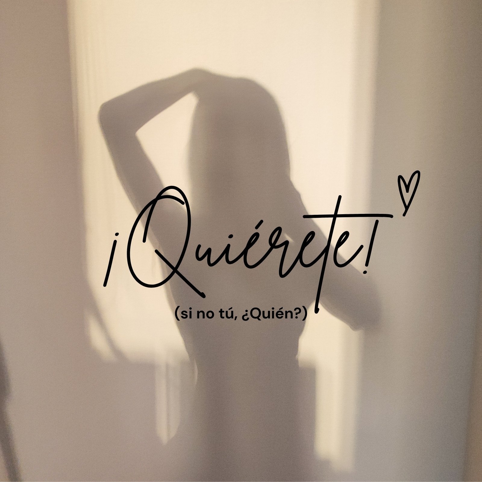 Post de Instagram minimalista frase inspiradora Blanco y negro