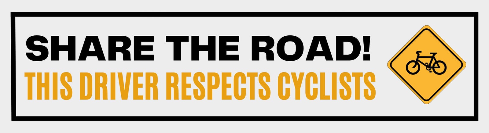 Black and White Utilitarian Remix Personal Bumper Sticker