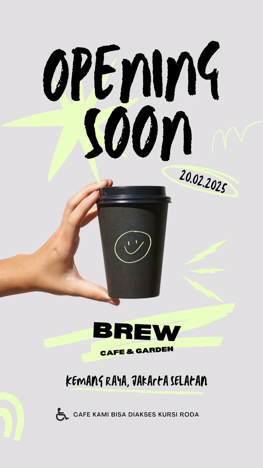 Gratis desain contoh grand opening - Canva