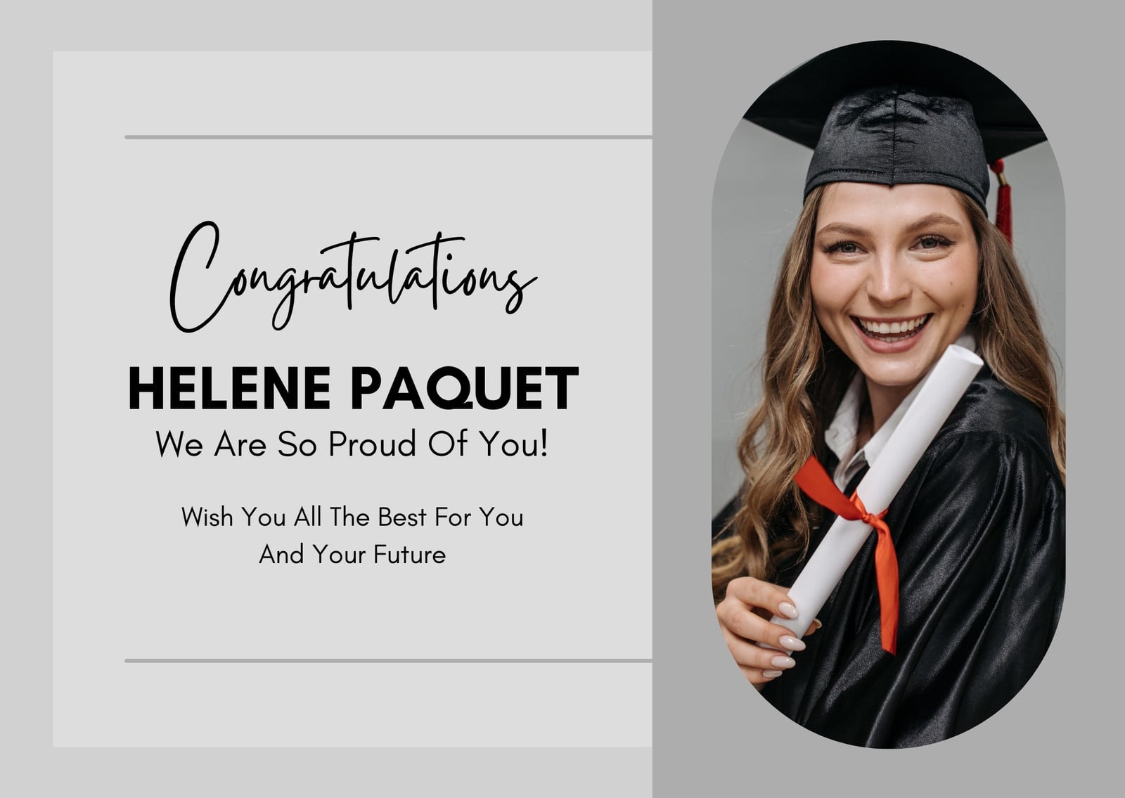 Free and printable custom graduation card templates | Canva